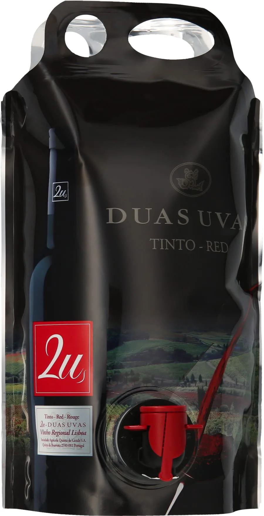 2U Duas Uvas Red 2024 viinipussi