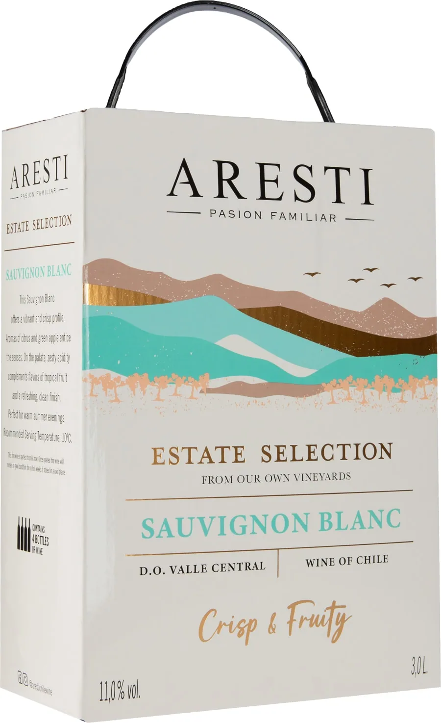 Aresti Estate Selection Sauvignon Blanc 2025 hanapakkaus