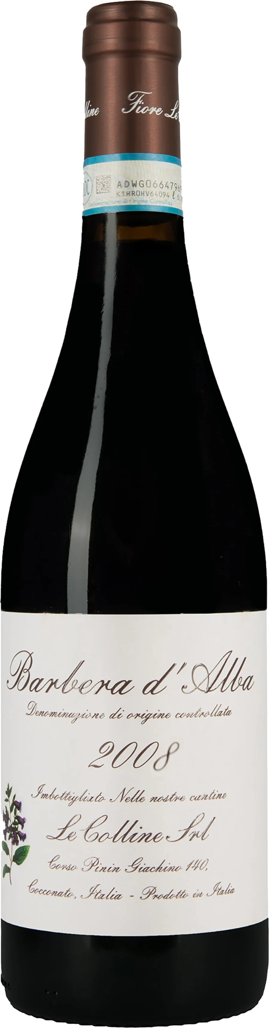 Barbera d'Alba Le Colline 2008