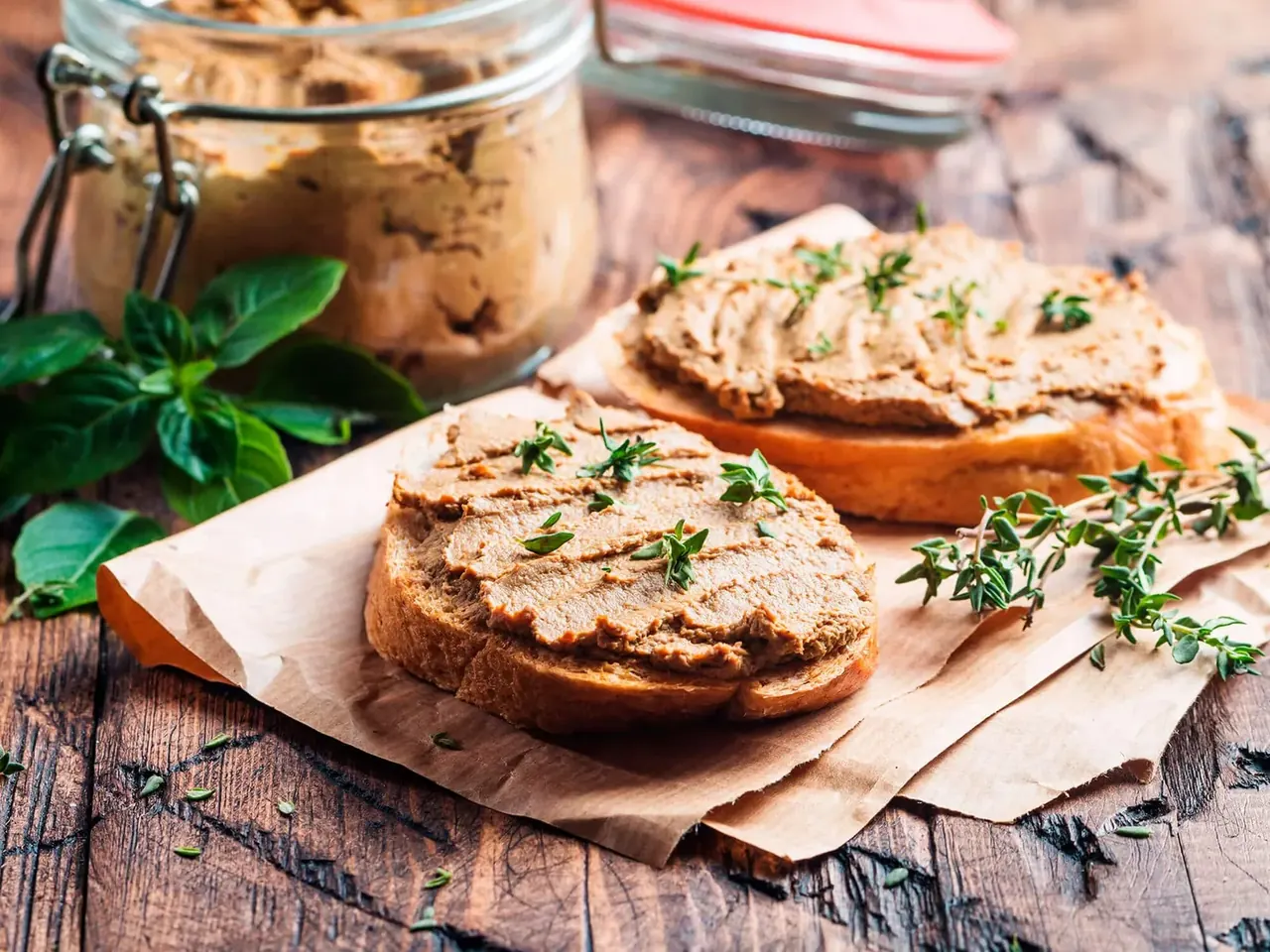 Broilerinmaksa bruchetta