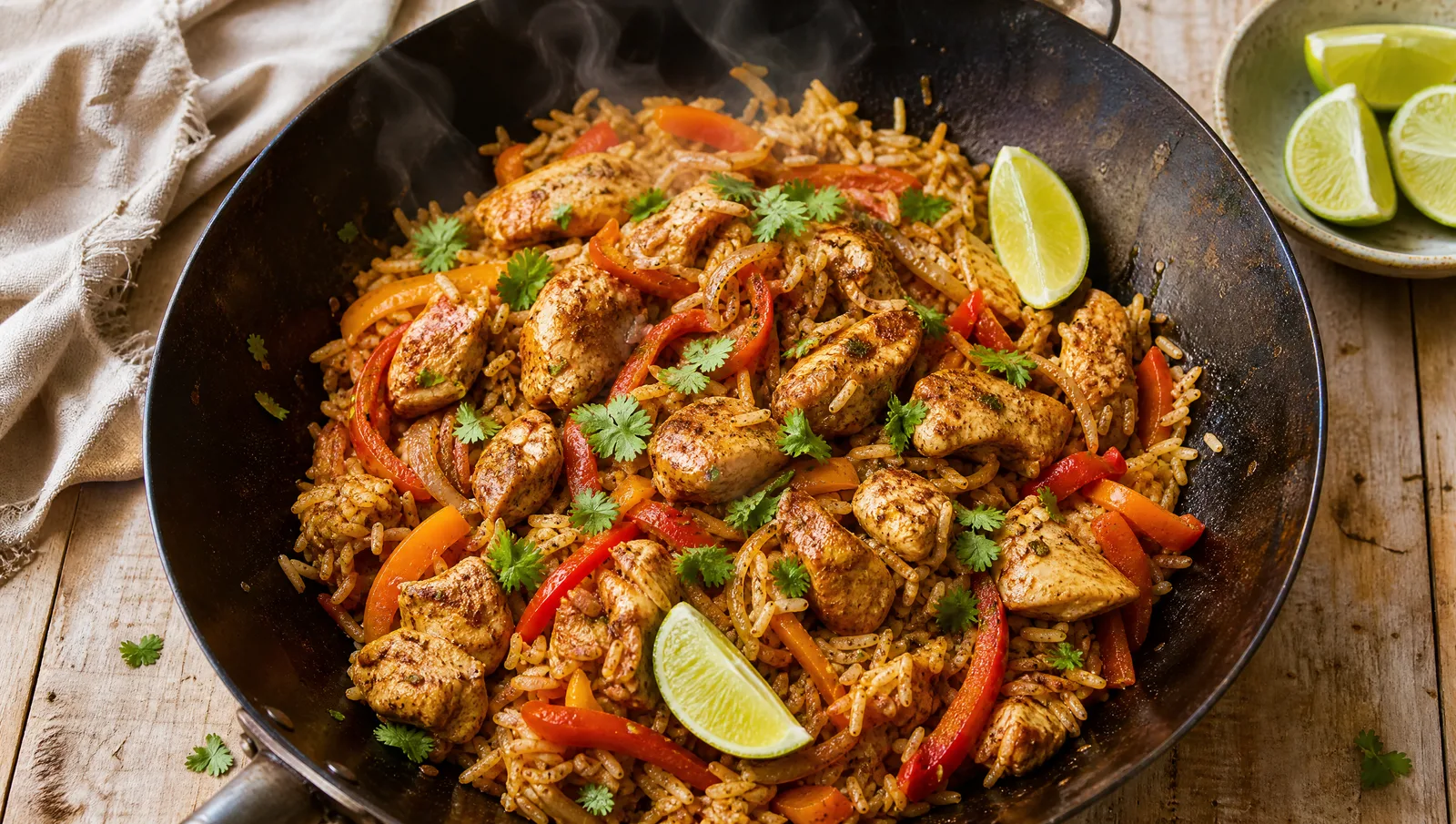 Fajita-kanapaistoriisi