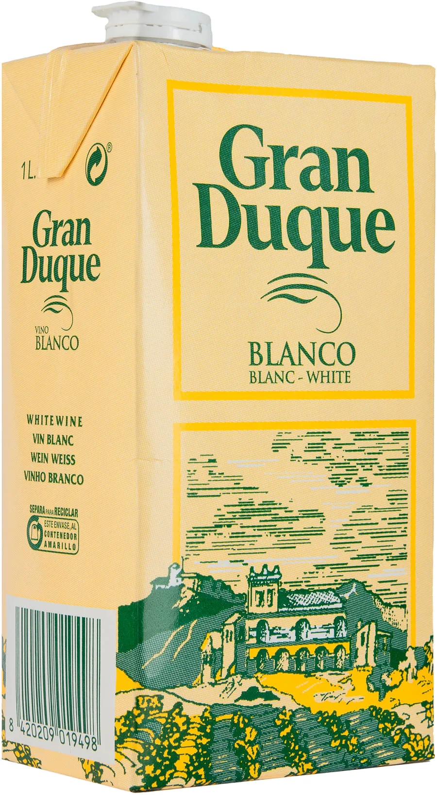 Gran Duque Blanco kartonkitölkki