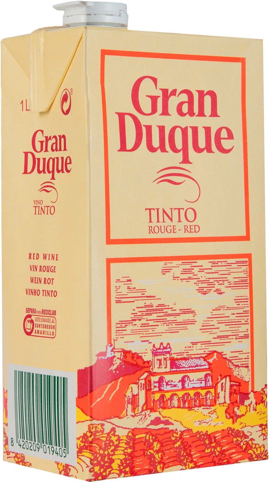 Gran Duque Tinto kartonkitölkki