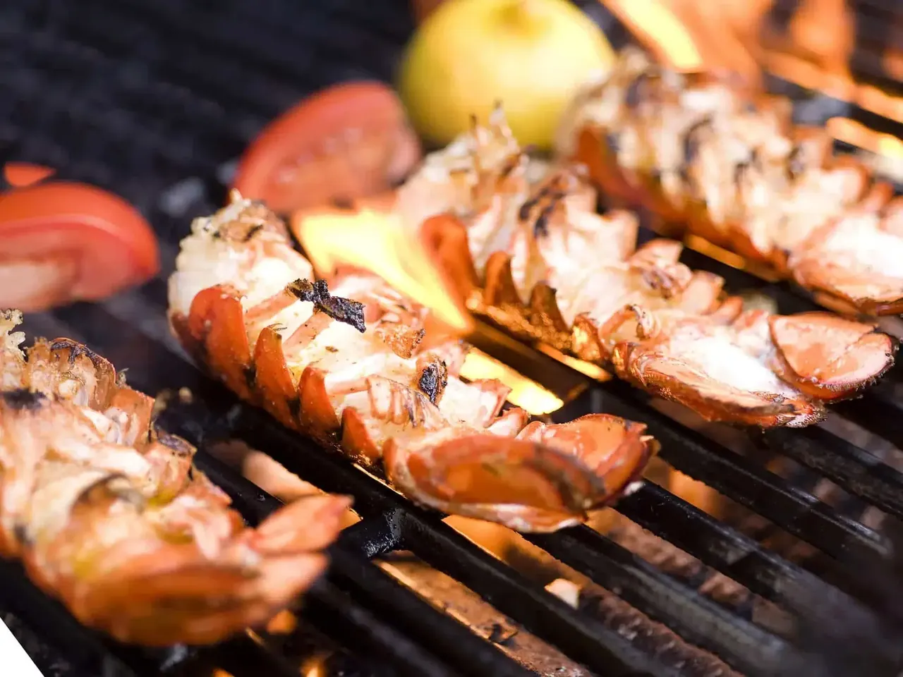Grillattua hummeria ja pastis-limettivoita