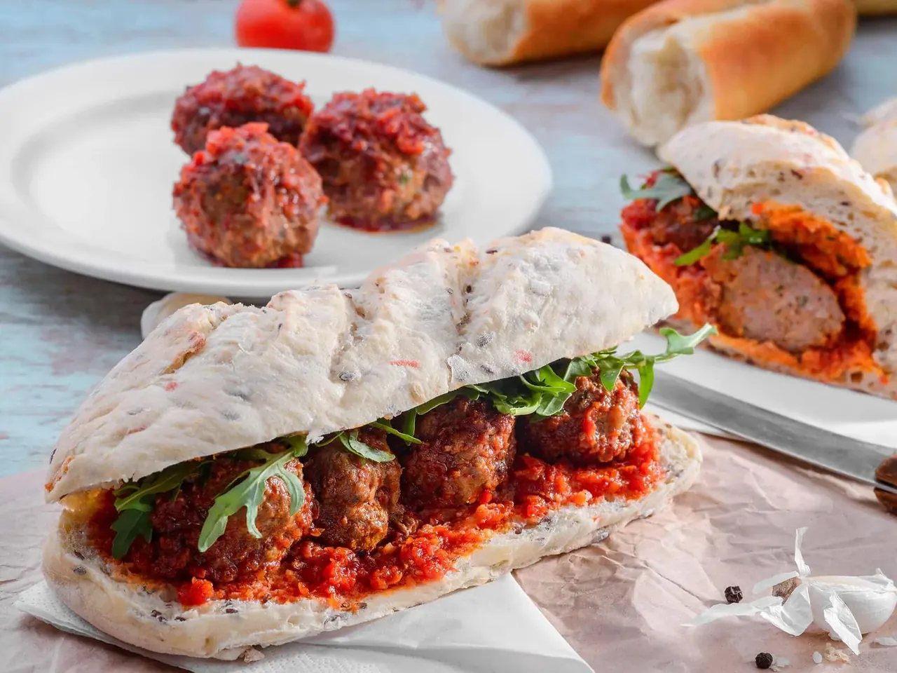 Lihapullasandwich Meksikon tyyliin