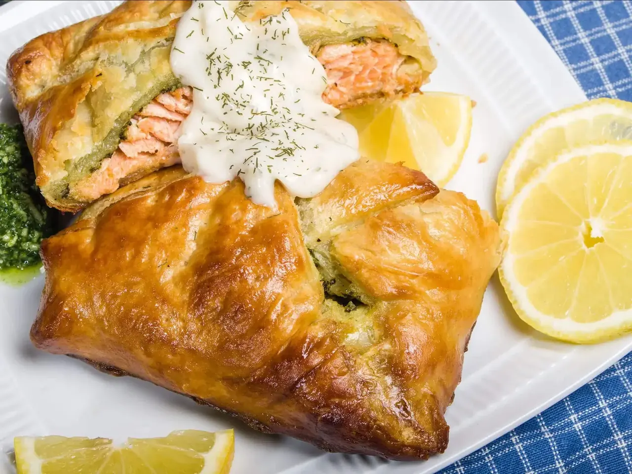 Lohta en croûte