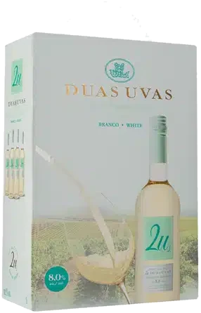 2U Duas Uvas Vinho Regional Lisboa Leve White 8% hanapakkaus