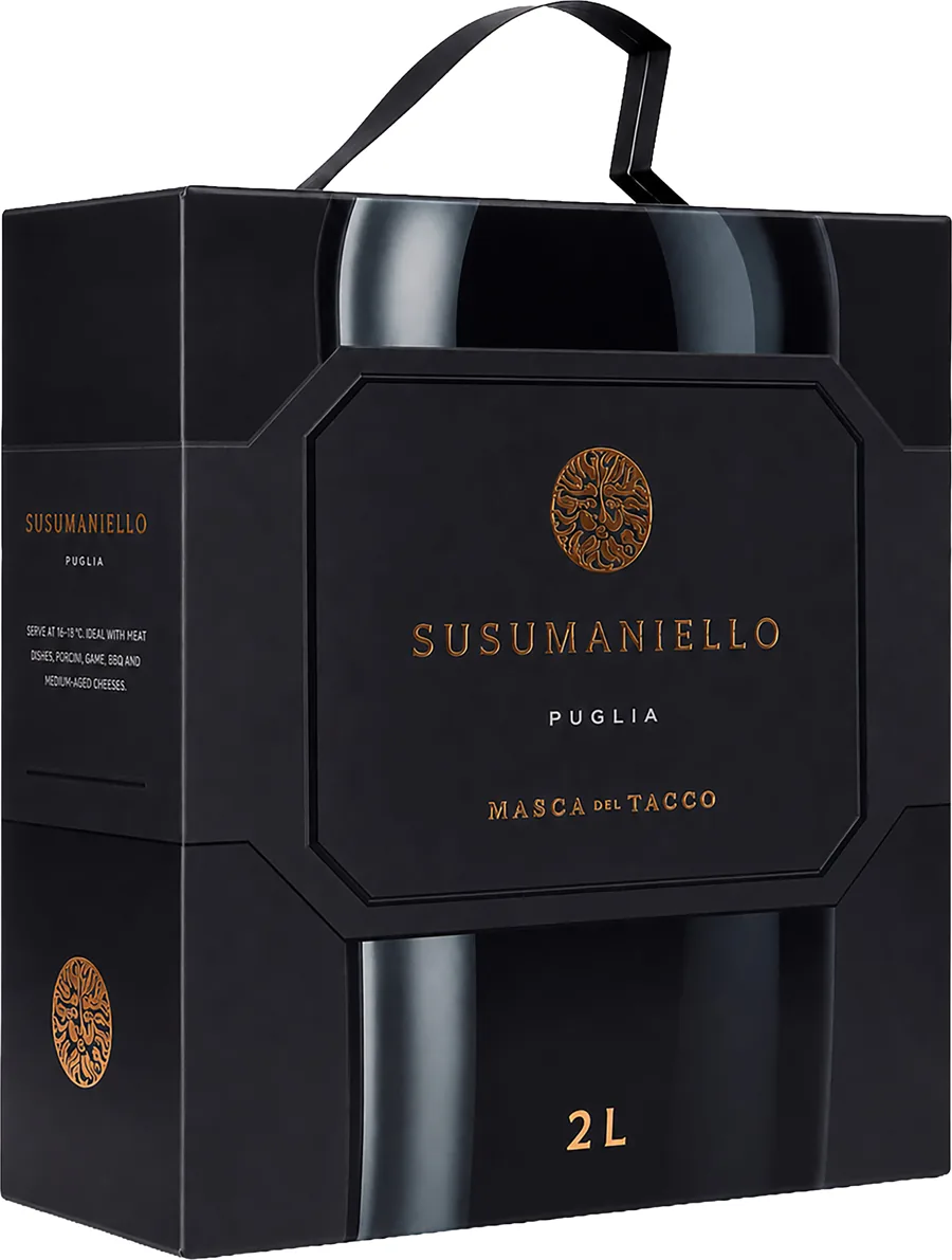 Masca del Tacco Susumaniello 2025 hanapakkaus