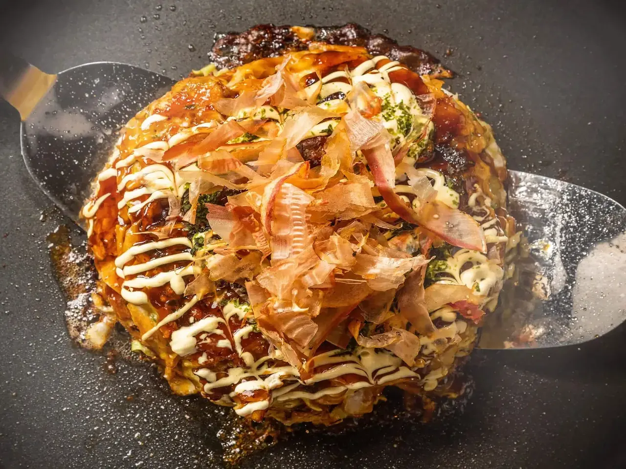 Okonomiyaki kasvispannukakku