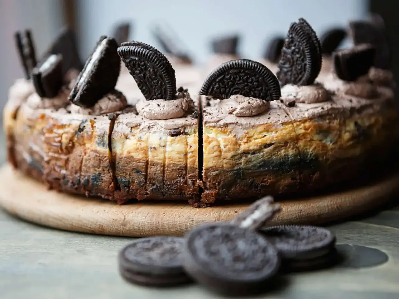 Oreo-valkosuklaa browniekakku
