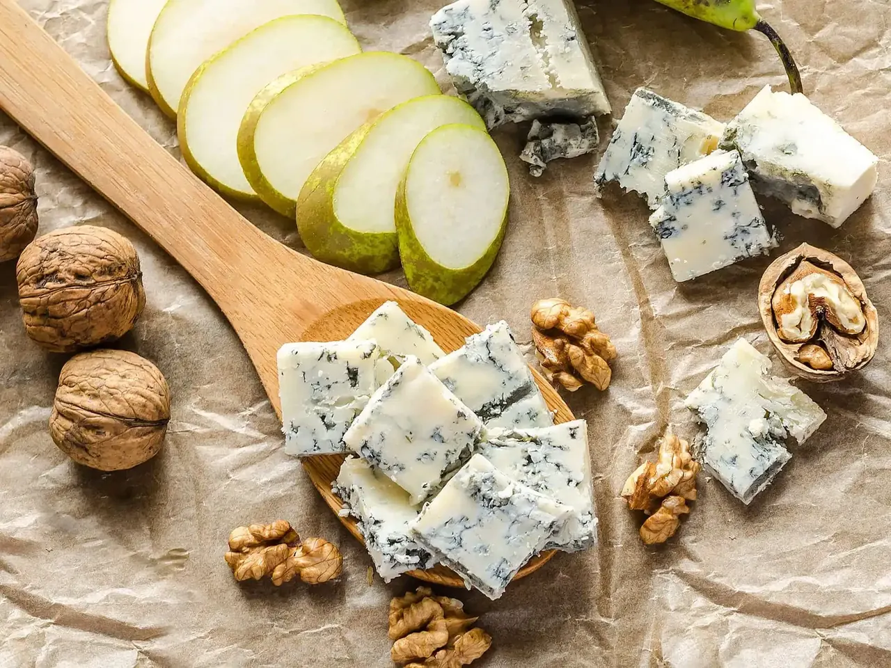 Roquefort ja päärynä