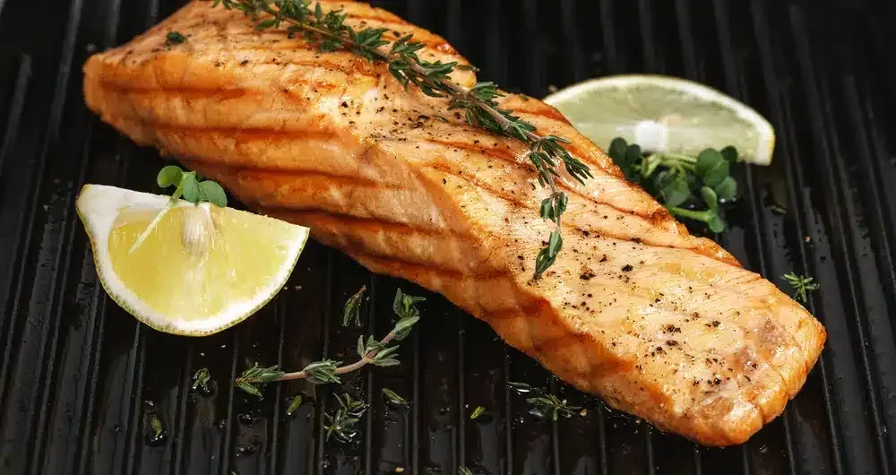 Grillattu lohi