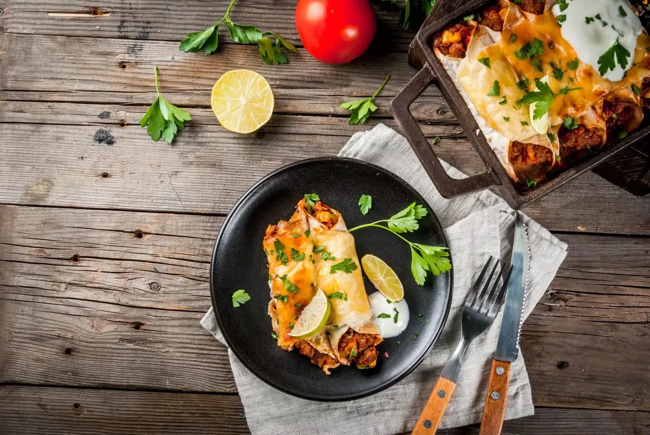 Chipotle-jauhelihaenchiladat