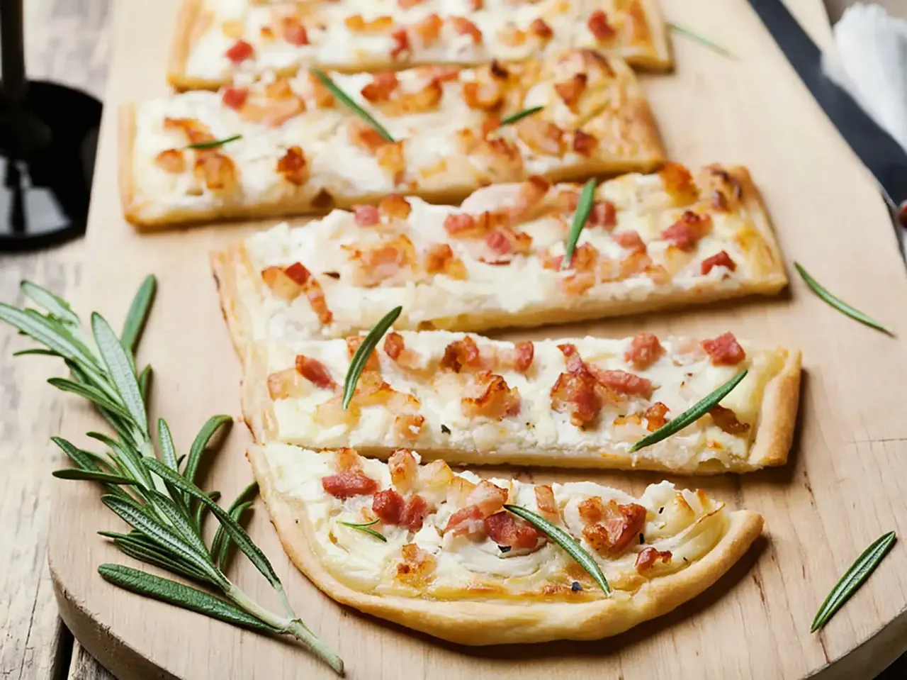 Suolainen Tarte flambée