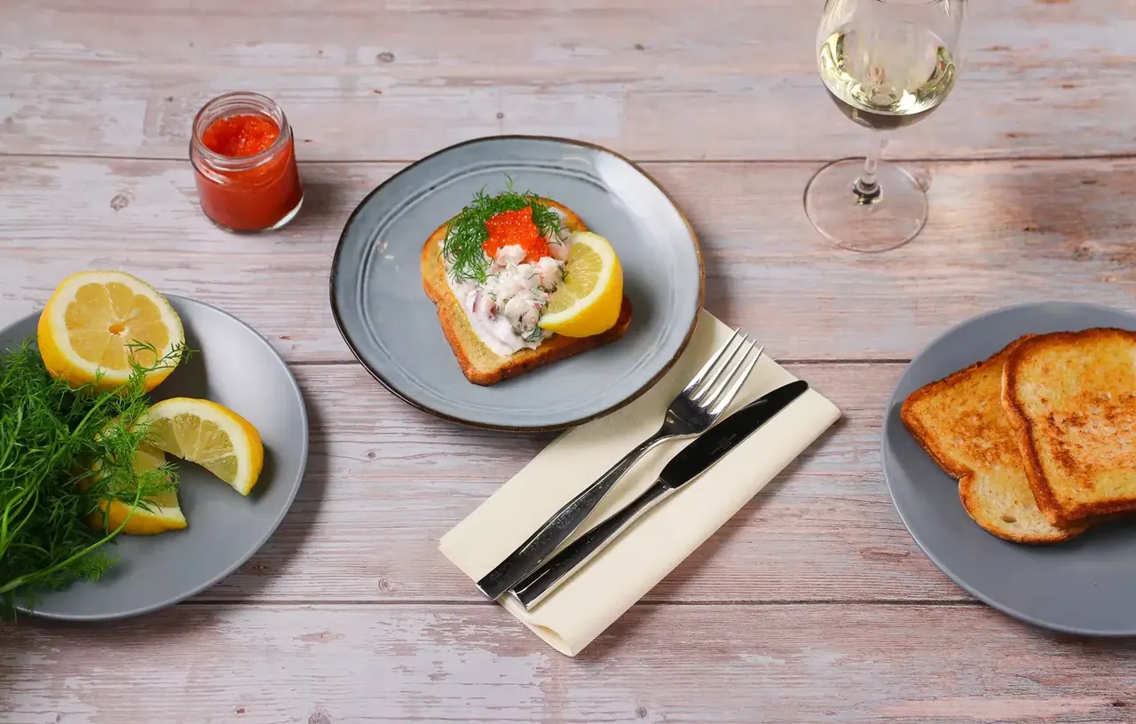 Toast skagen