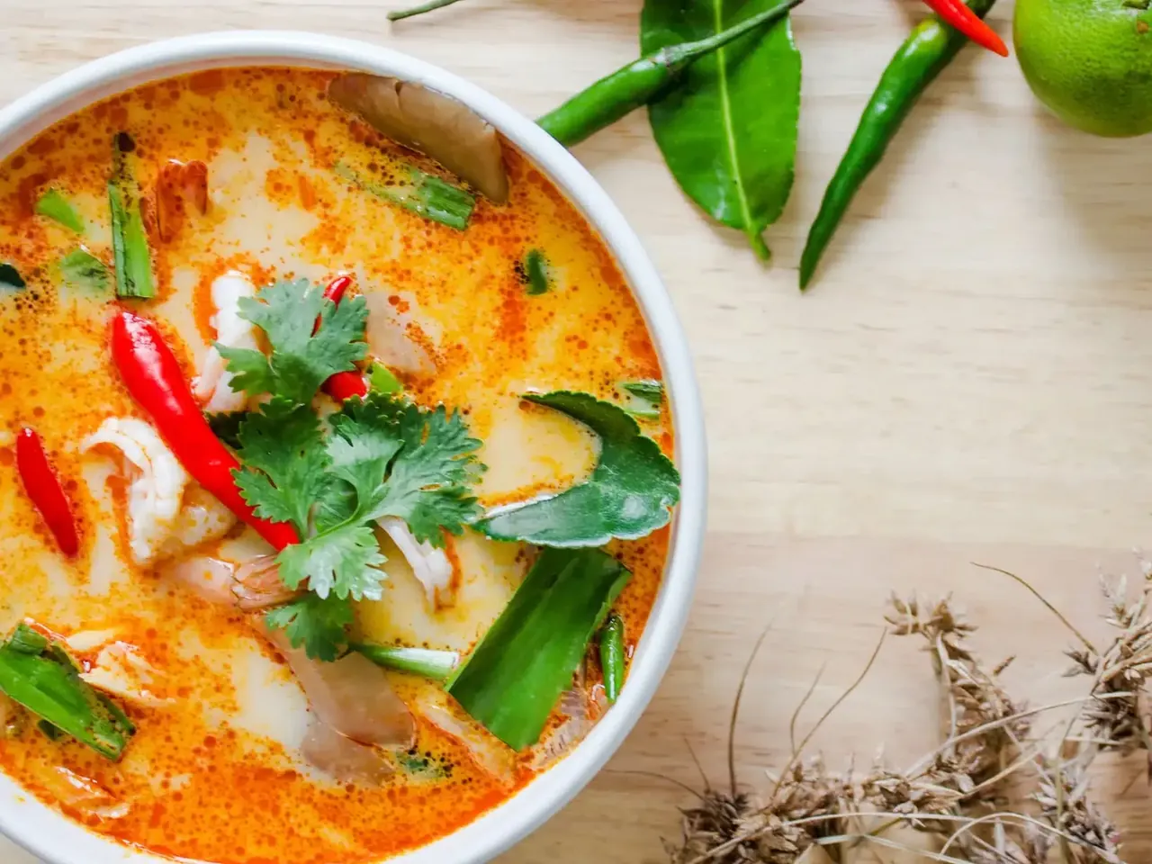 Tom Yam katkarapukeitto