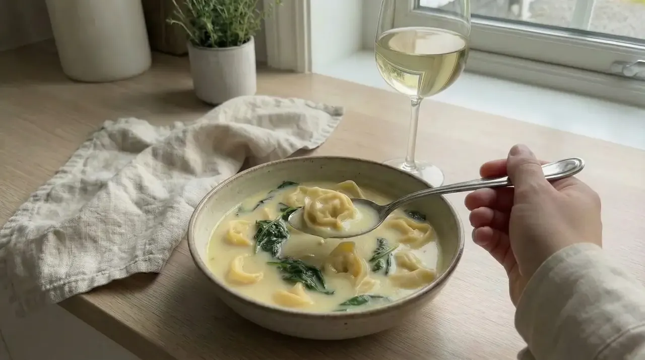 Simppeli tortellinikeitto