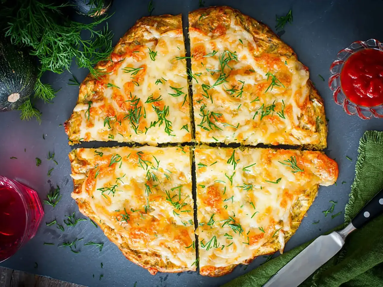 Zucchinipizza